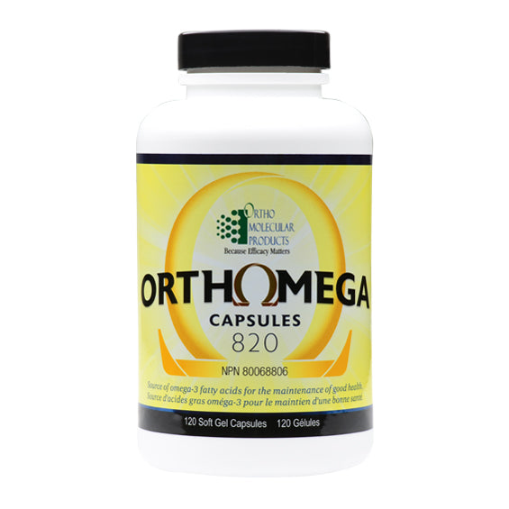 Ortho Molecular Orthomega 820 Capsules 120 CT