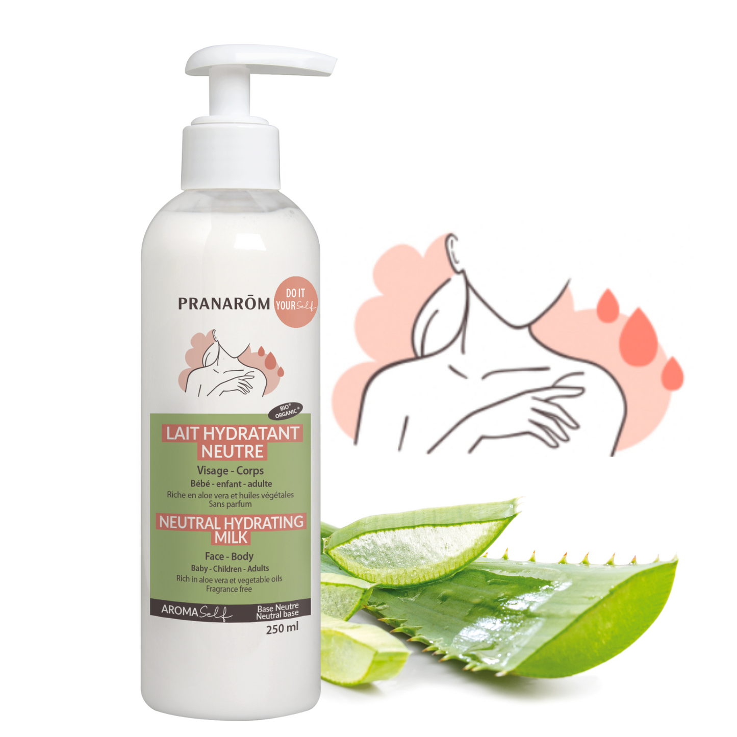 Pranarom - Neutral Hydrating Milk - Organic - 250 ml