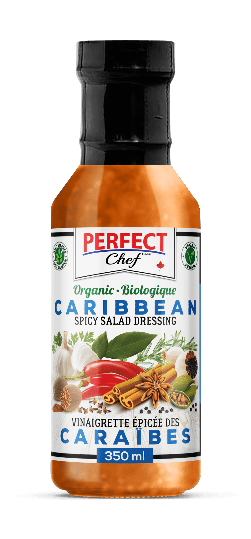 Perfect Chef Dressing Caribbean Organic 6 x 350ml