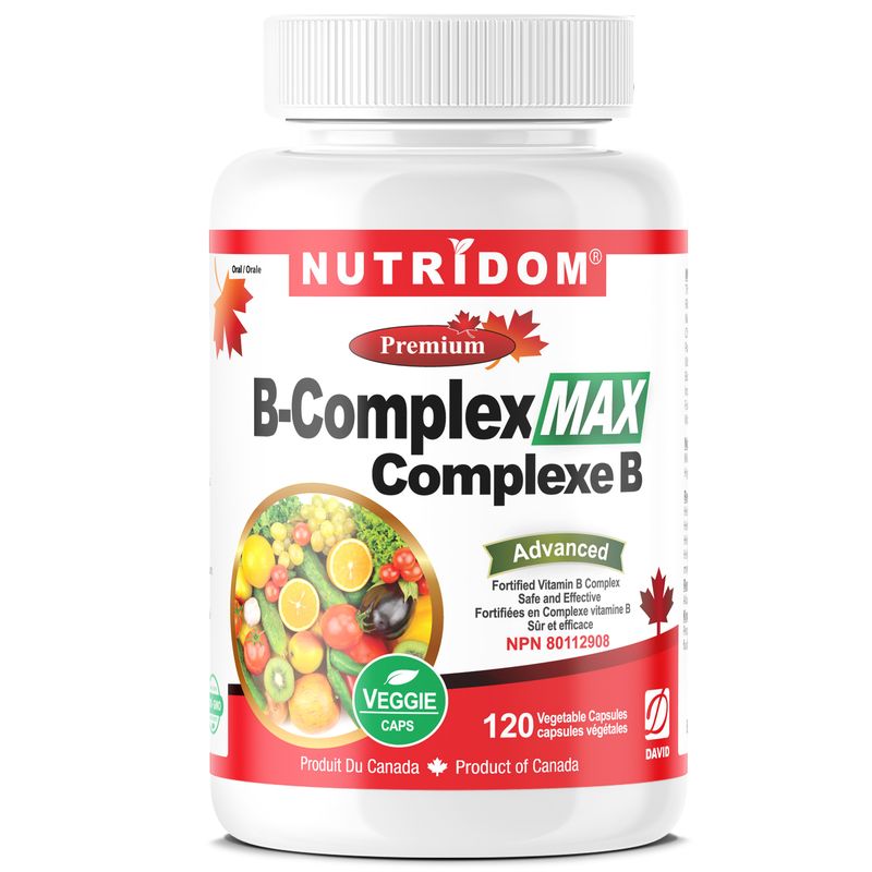 NUTRIDOM® Vitamin B-Complex Max 120 Vcaps