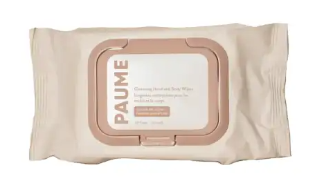 Paume Cleansing Hand & Body Wipes 20 count
