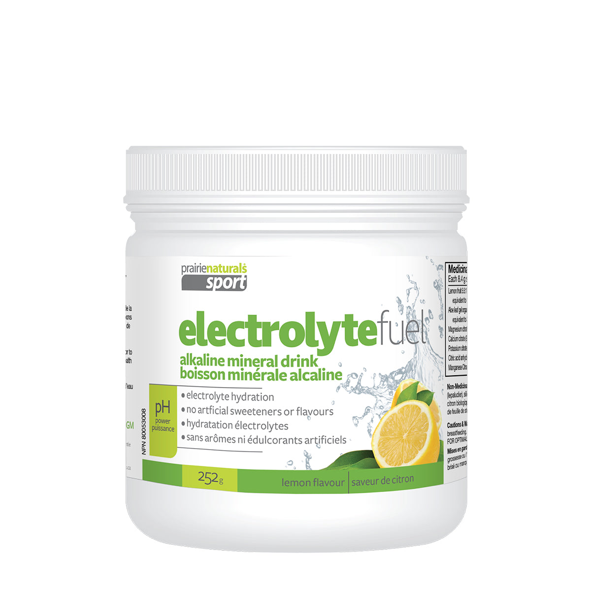Electrolyte Fuel pH-Balanced Lemon, Aloe, & Mineral Drink Mix 252g