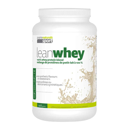 PrairieNaturals   Lean Whey Protein Concentrate Blend - Unflavoured & Unsweetened   908g
