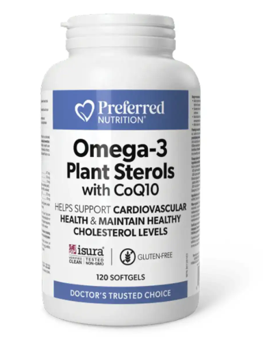 PreferredNutrition NEW!Omega-3PlantSterolswithCoQ10120sgls