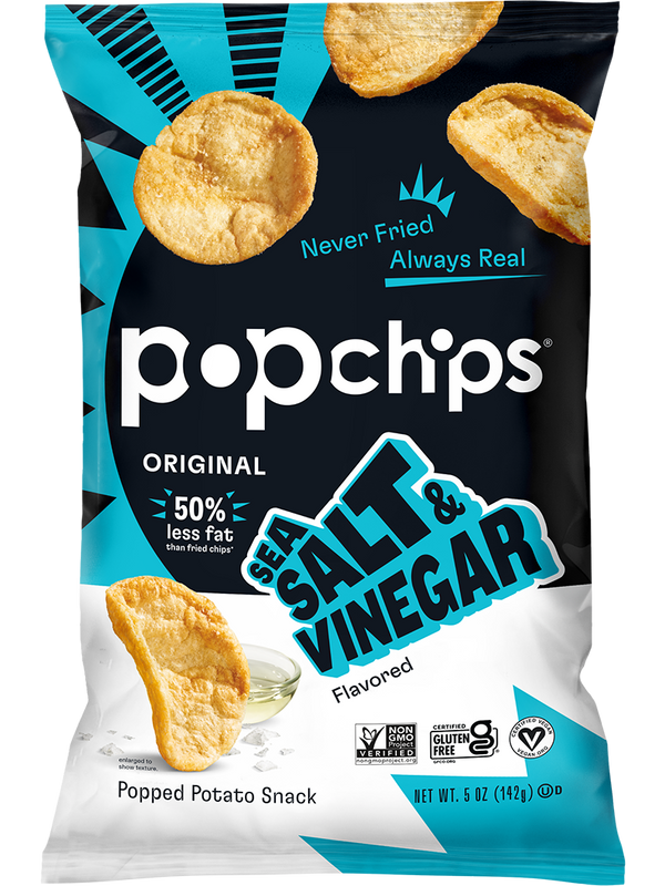 Popchips Potato Chips Sea Salt and Vinegar 142 g
