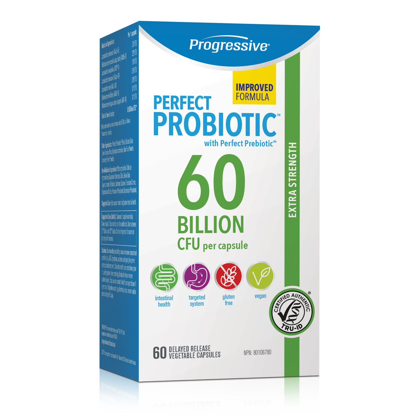 Progressive Perfect Probiotic 60 Billion 60 caps