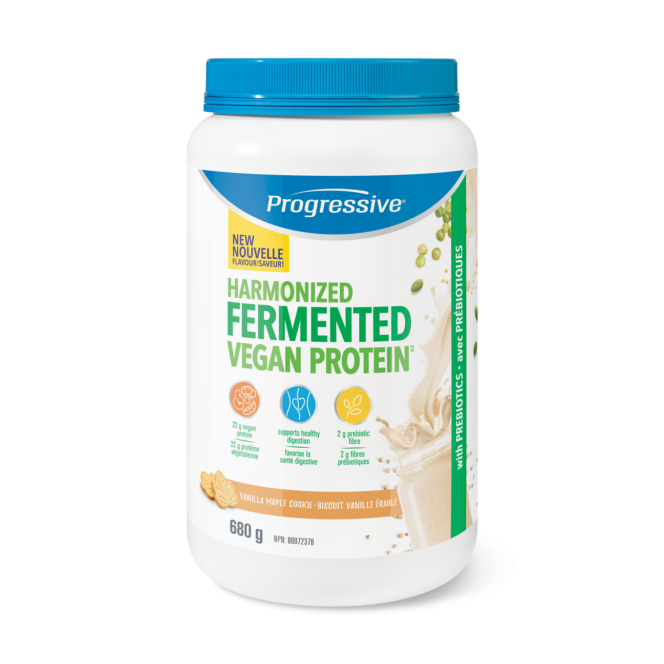 Progressive Fermented Vegan Protein 680g Vanilla Maple Cookie