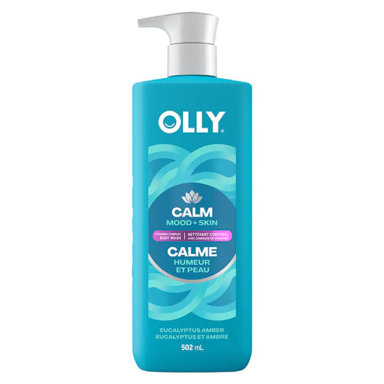OLLY BODY WASH CALM EUCALYPTUS AMBER 502ML