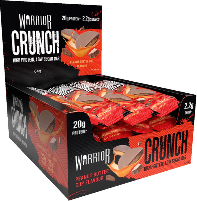 WARRIOR - CRUNCH BAR - PEANUT BUTTER CUP - 64g - 12/box