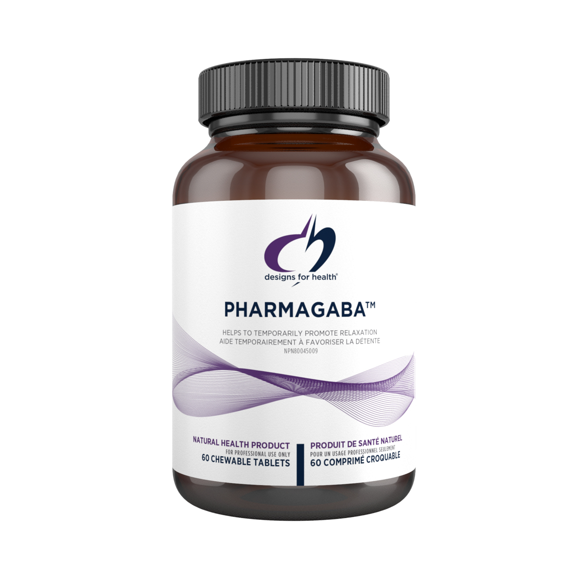 Designs For Health PharmaGABA™ 60Chewable Tablet