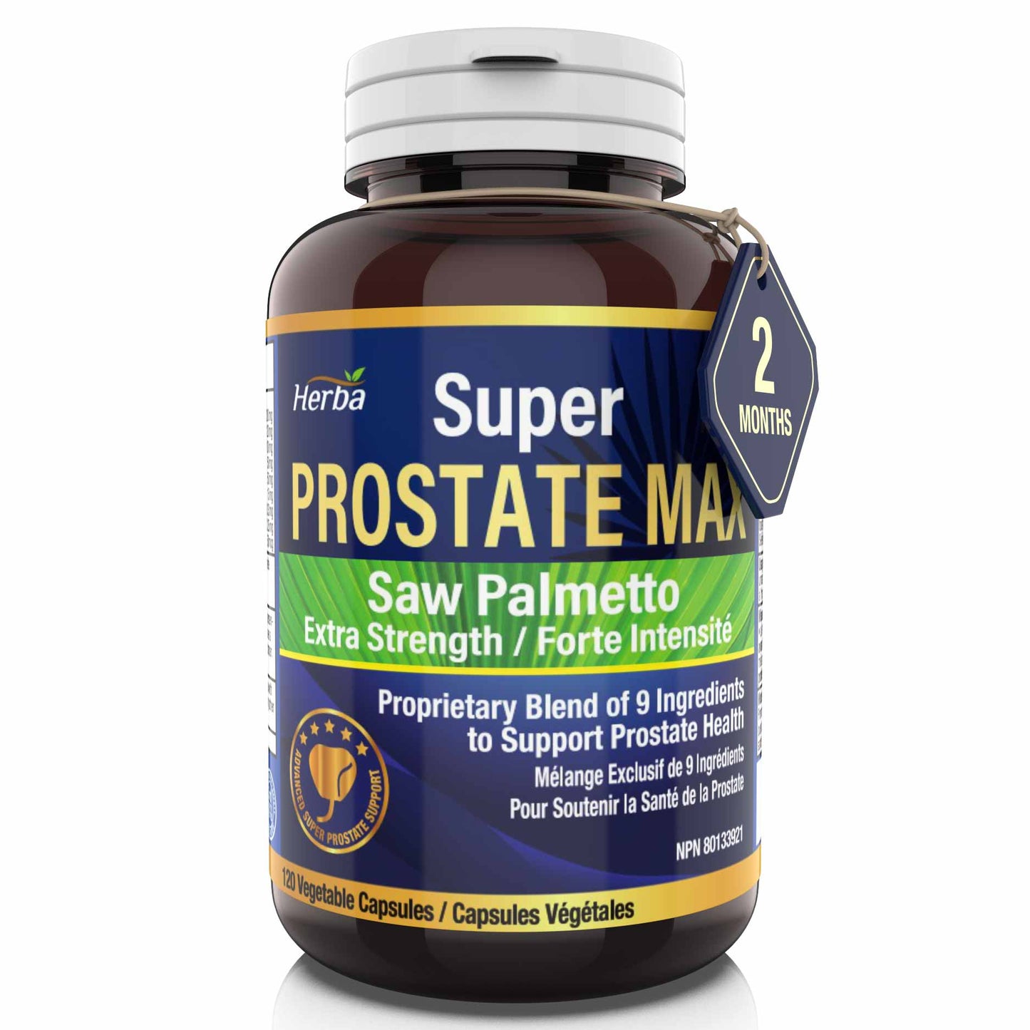 Herba Prostate Max 593mg - 120 Capsules