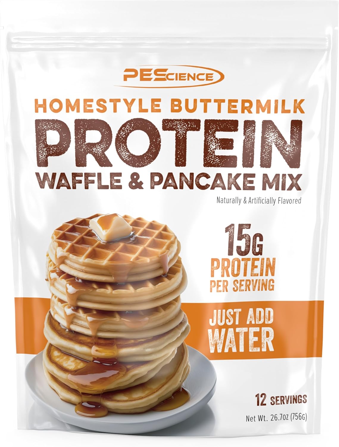 PES   Protein Waffle & Pancake Mix, 12 Serve