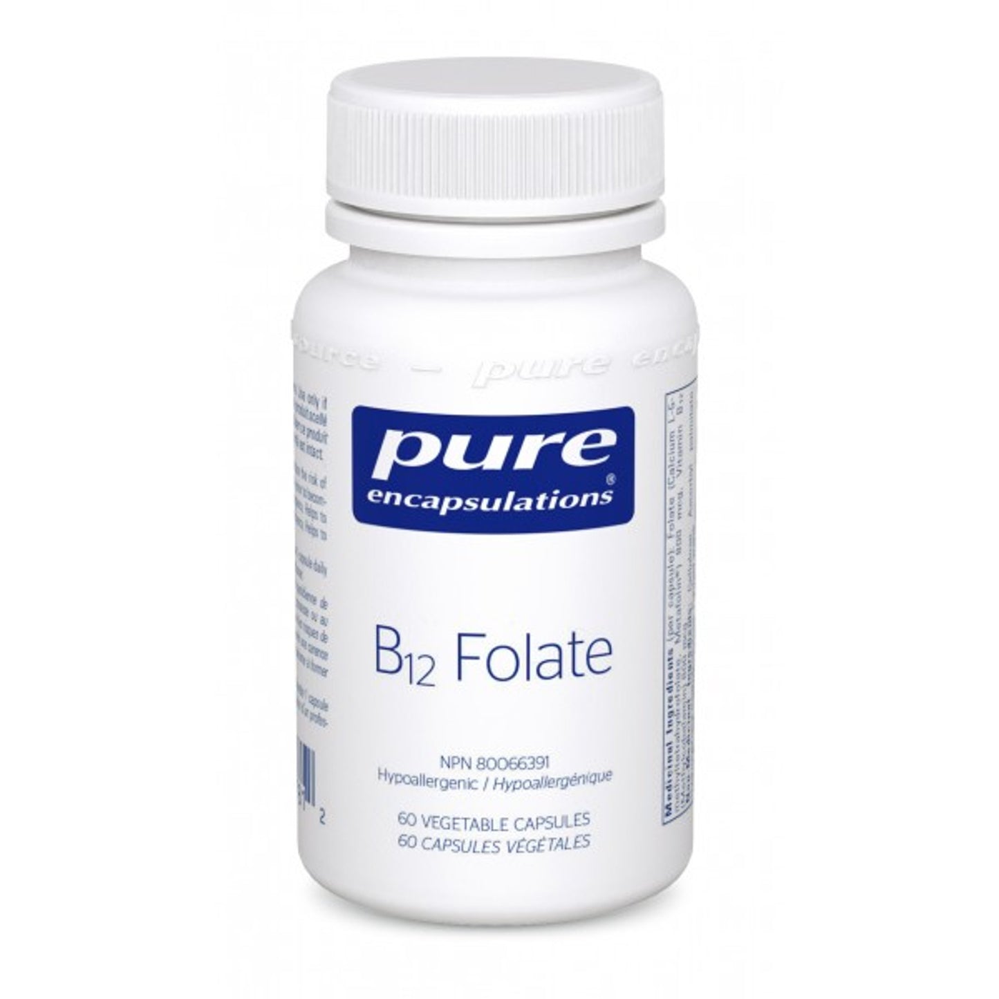 PURE ENCAPSULATIONS_B12 Folate _60 caps