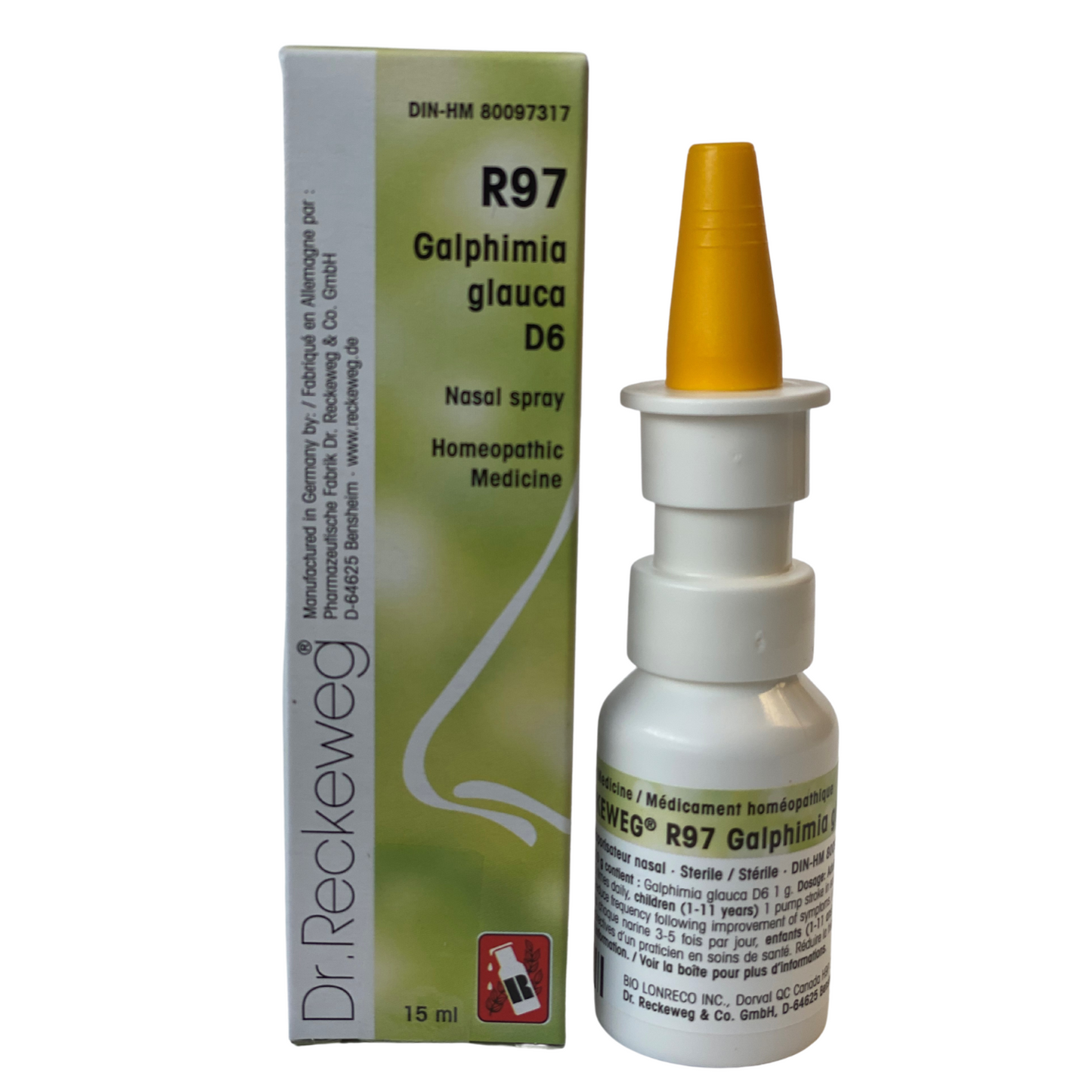 Dr. Reckeweg - R97 Galphimia Glauca (nasal spray) - 15 ml