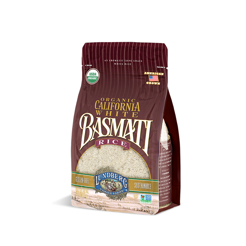 Lundberg - Organic California White Basmati Rice - 11.34 KG