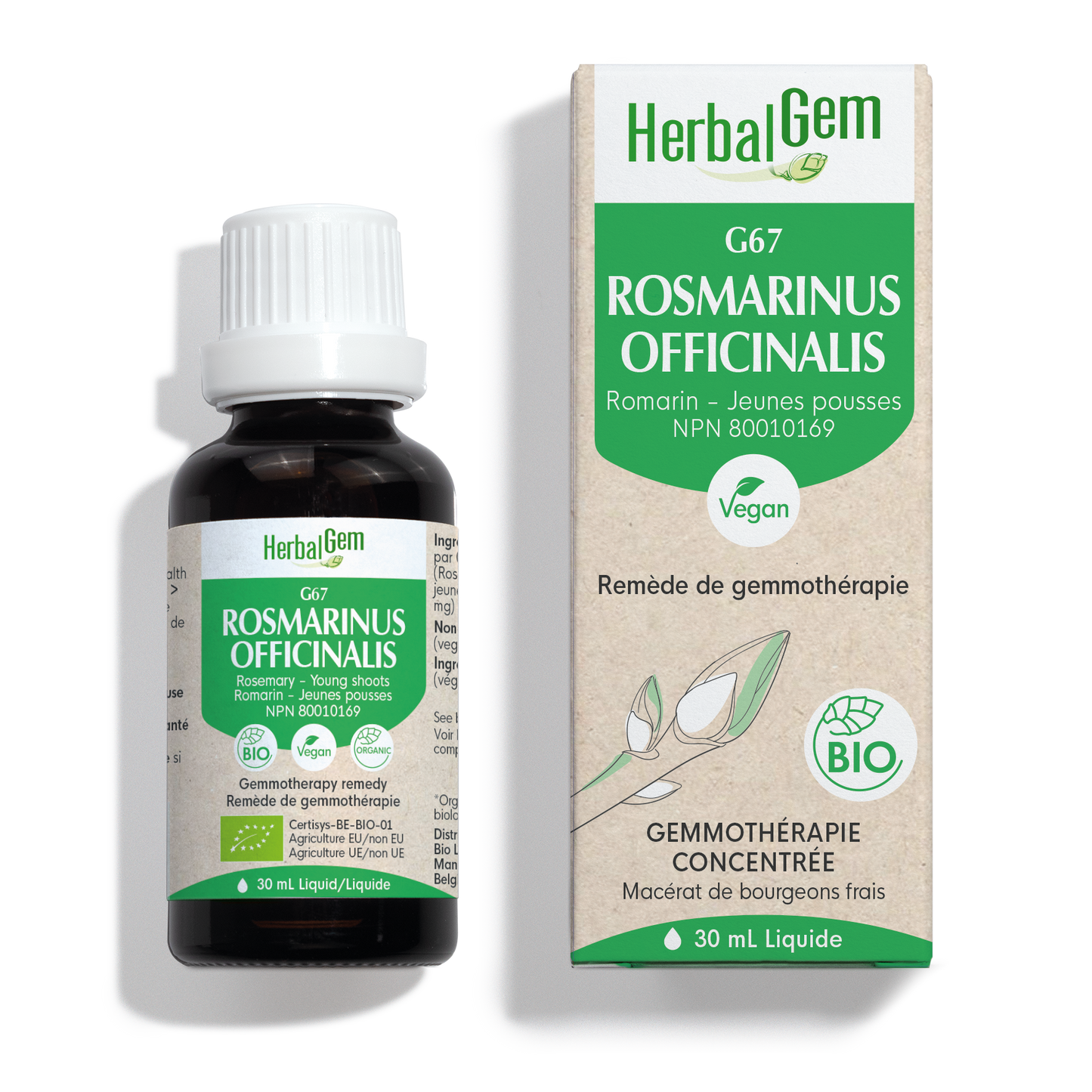HerbalGem - Rosmarinus officinalis - 30 ml