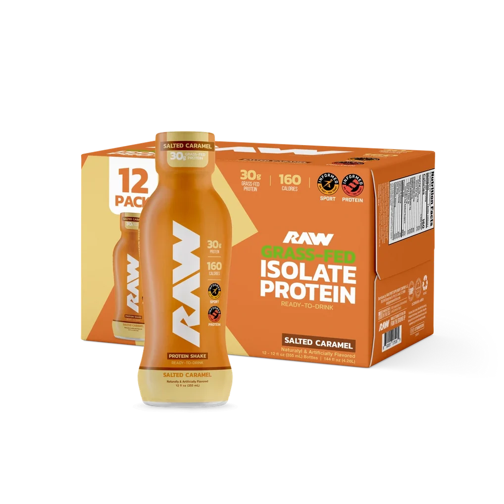 Raw Protein Shake RTD Salted Caramel 355 mL - Case of 12