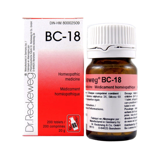 Dr. Reckeweg - BC-18 - 200 tablets/comprimés - 20 g