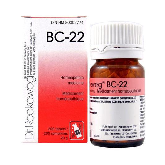Dr. Reckeweg - BC-22 - 200 tablets/comprimés - 20 g