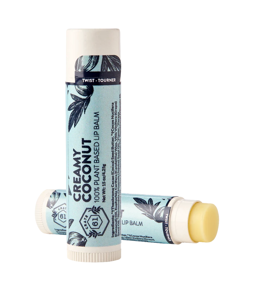 Crate 61 Organics Inc. - Creamy Coconut Lip Balm - 12 x 4g