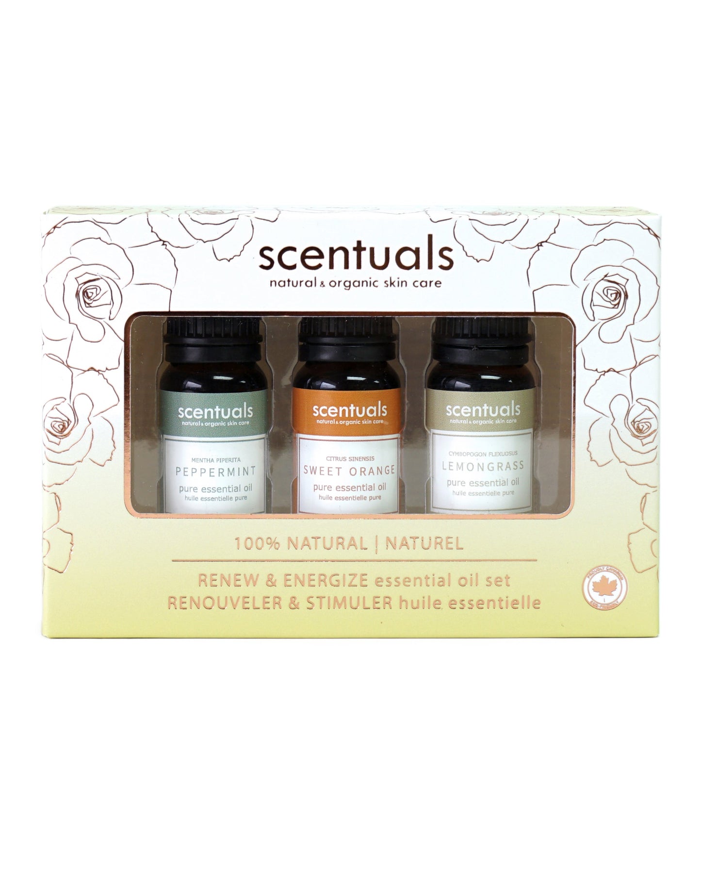 Scentuals - Pure Essential Oil - Gift Sets Renew & Energize GS