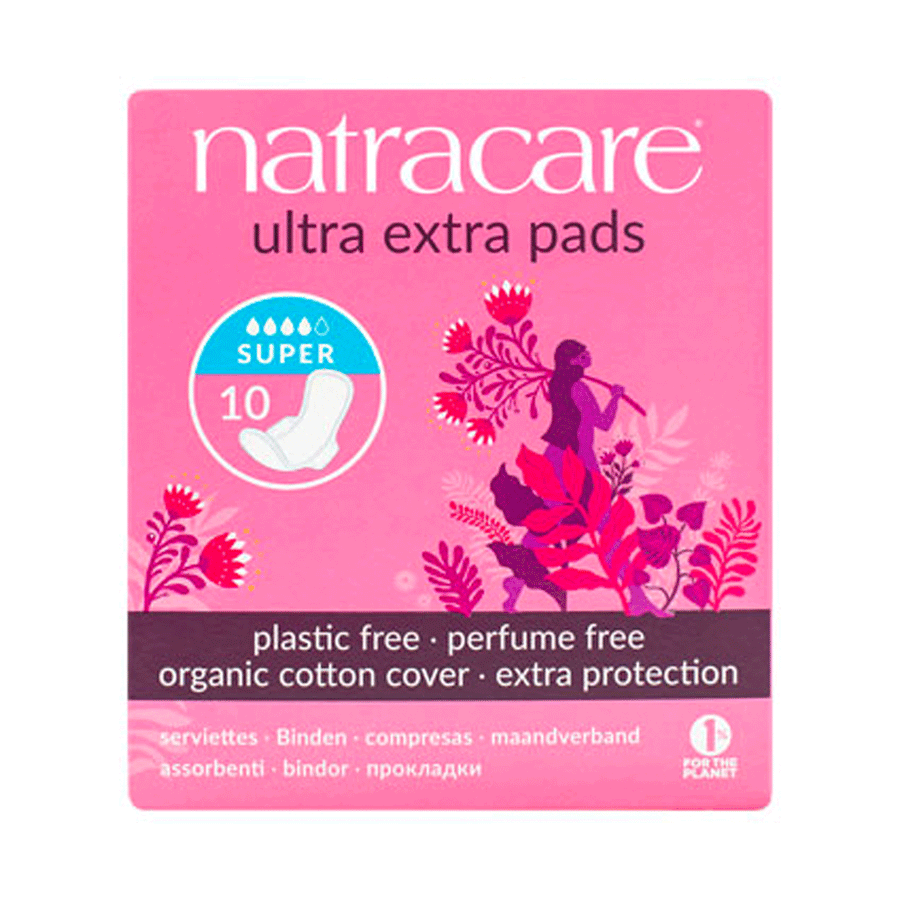 NATRACARE Ultra Extra Super Pads 10ct