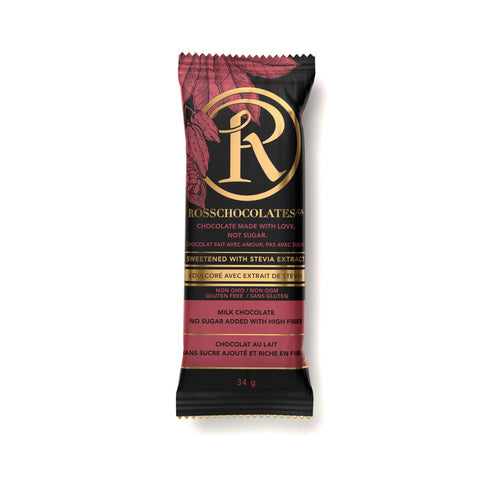 ROSS CHOCOLATES Milk Chocolate Bars 34g*12
