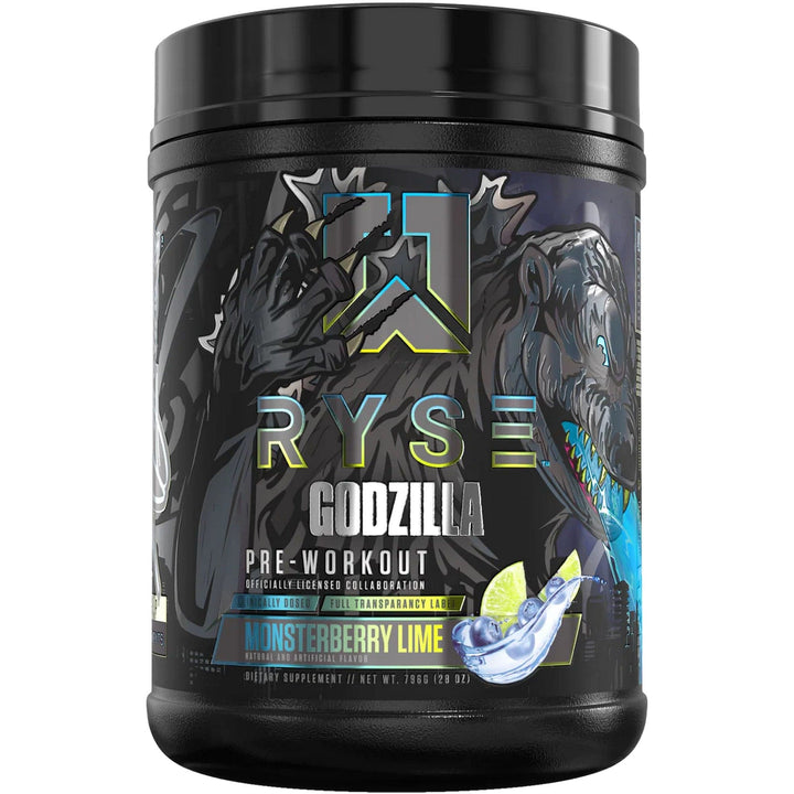 RYSE Supplements - Ryse Godzilla Pre Workout Monsterberry Lime 20/40 Servings