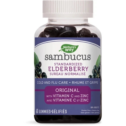 Nature's Way - Sambucus Elderberry Immune Gummies - 60 Gummies