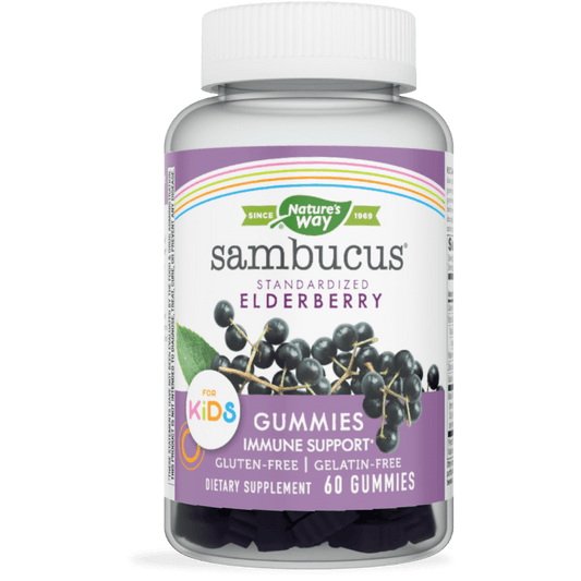 Nature's Way - Sambucus Elderberry Kids Immune Gummies - 60 Gummies