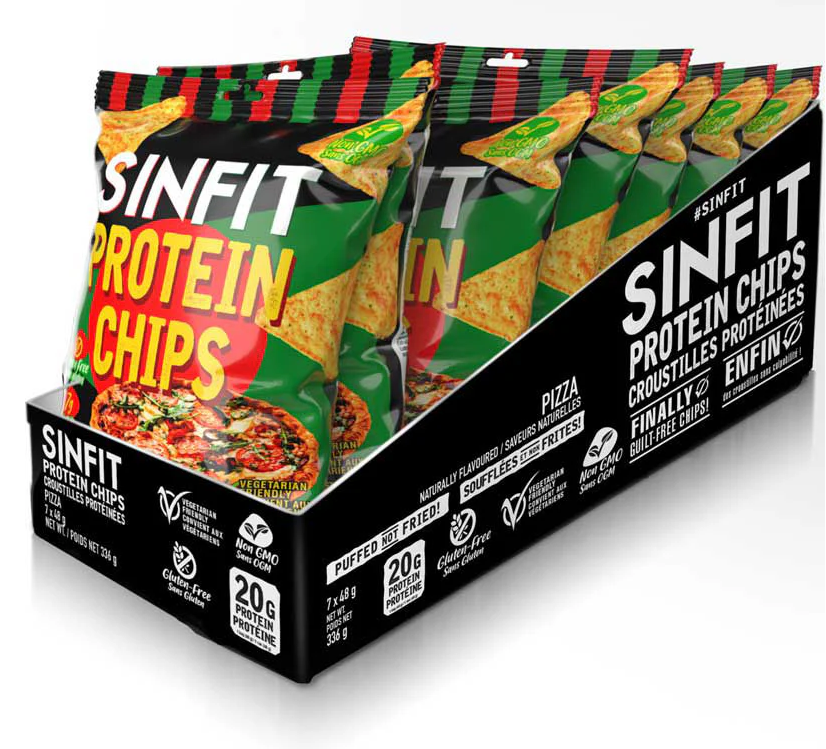 SinFit   SinFit Protein Chips, Pizza 7/Box