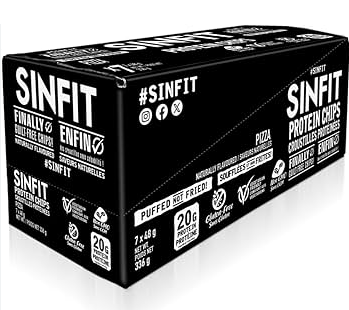 SinFit Protein Chips, Pizza 7 x 48g
