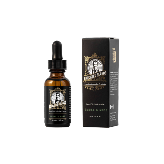 Educated Beards   Beard Oil Smoke & Moss 30ml