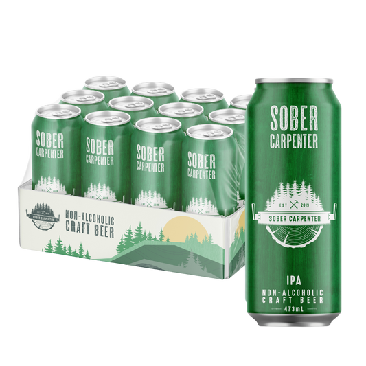 Sober Carpenter NA Beer - IPA 12 x 473ml