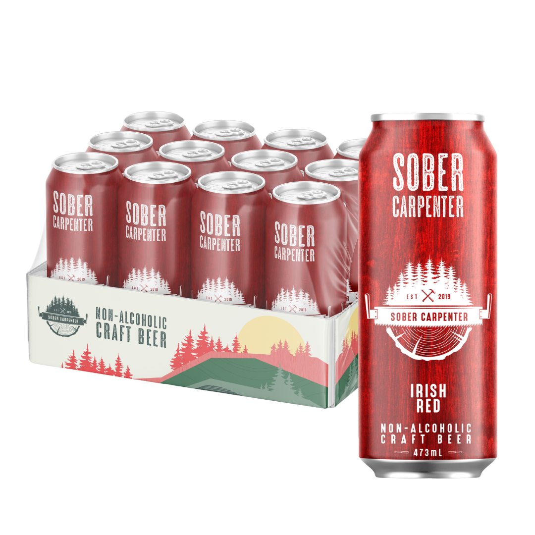 Sober Carpenter-Sober Carpenter NA Beer - Irish Red 12 x 473ml