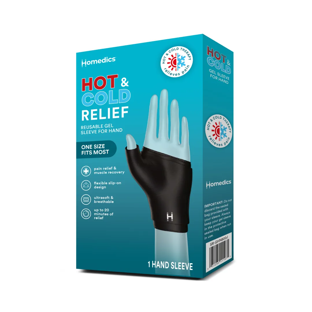 HOMEDICS GEL SLEEVE HAND HOT & COLD