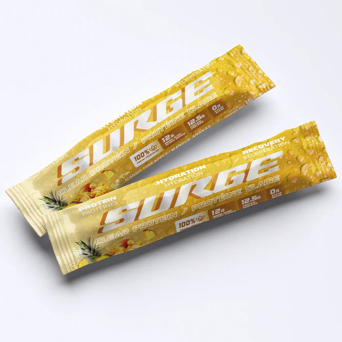 VEGAIN - NEW BRAND SURGE Clear Vegan Protein - Mango Pineapple Single Serving- 15 g