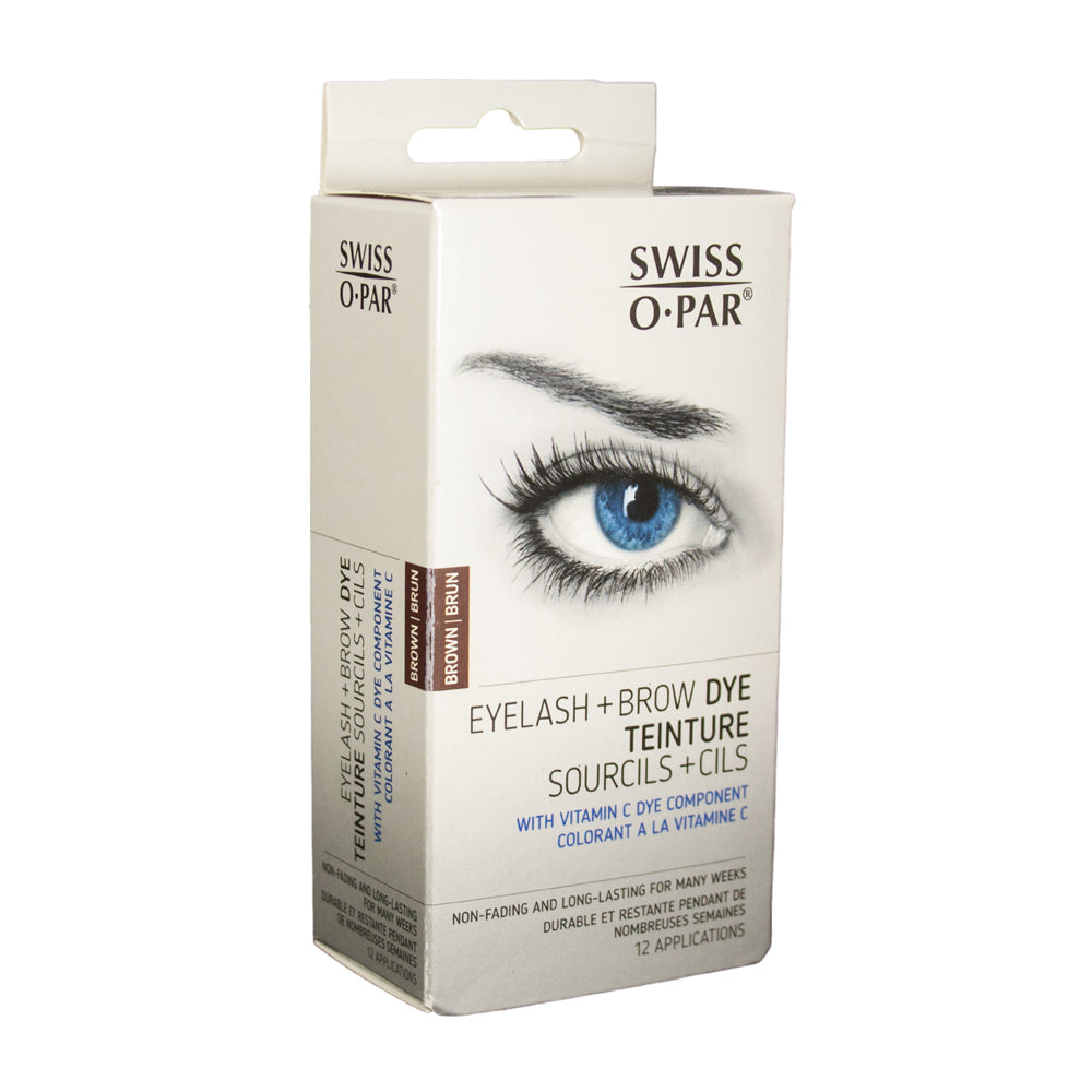 SWISS-O-PAR EYELASH & BROW DYE KIT, BROWN (5)