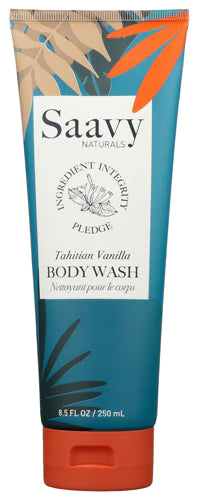 SAAVY NATURALS Tahitian Vanilla Body Wash 250mL