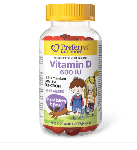 WomenSense NEW! Children’s Vitamin D 600 IU 180 gummies
