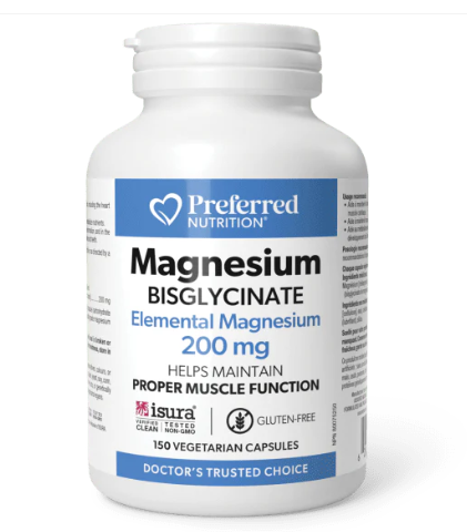 WomenSense NEW! Magnesium Bisglycinate 200 mg 150 vcaps