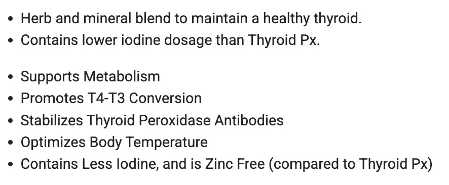 Restorative Formulations ThyroCare 75 Caps