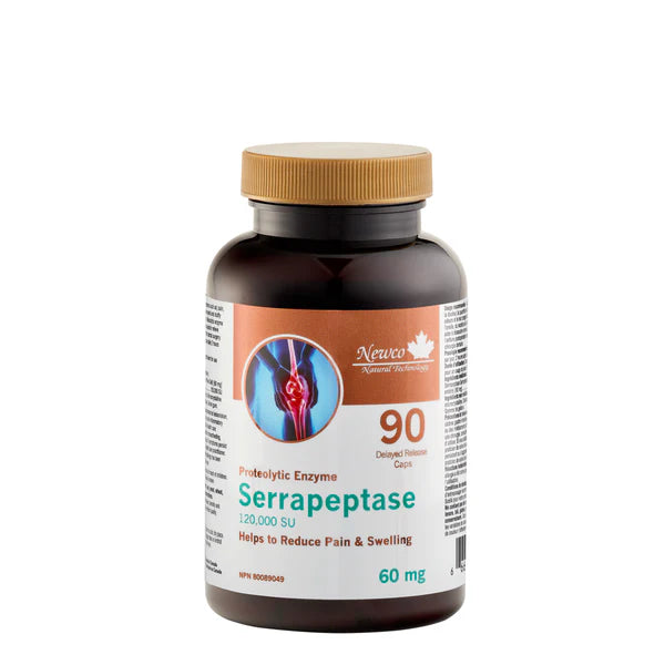 NEWCO Serrapeptase 120,000 SU 90 DR Veggie Caps