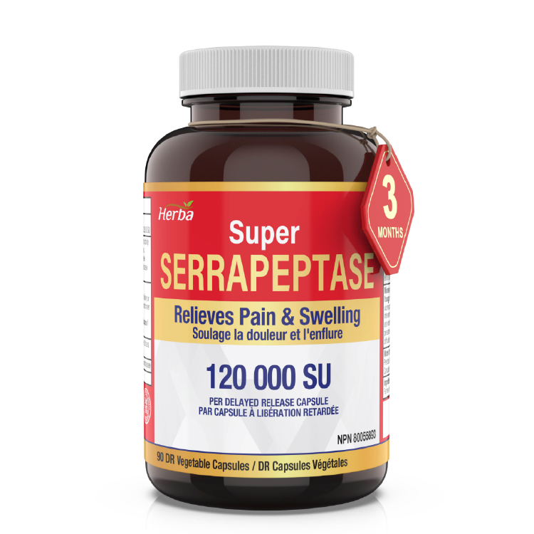 Herba Serrapeptase 60mg - 90 Capsules