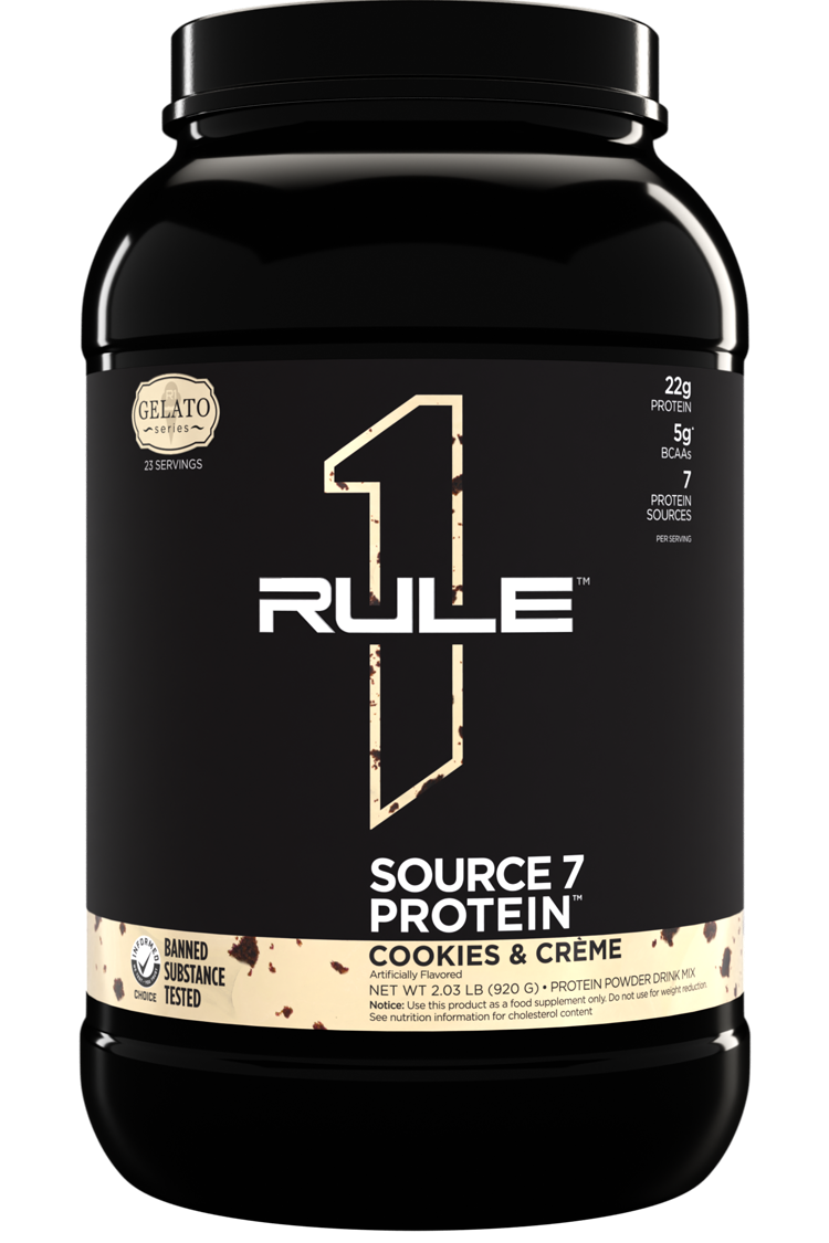 RULE 1 SOURCE7 PROTEIN 1.8lbs COOKIES & CREME