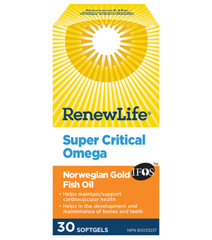 Renew Life   Norwegian Gold Super Critical Omega 30sg