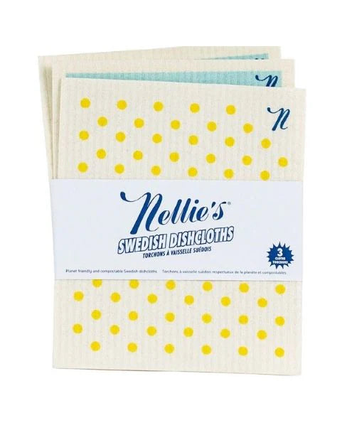 NELLIE'S * Swedish Dishcloths (3pk)