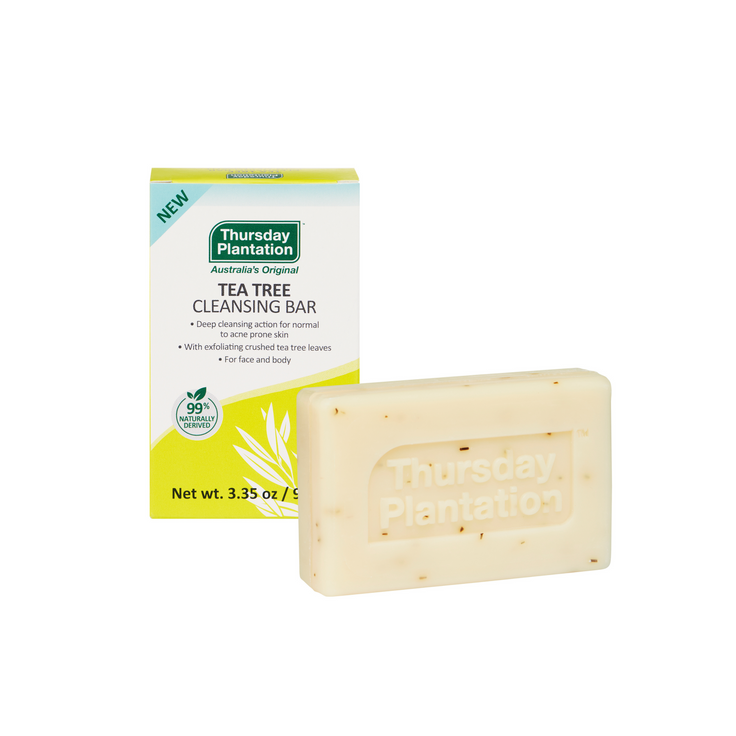 Thursday Plantation Tea Tree Exfoliating Cleansing Bar for Face & Body 95g