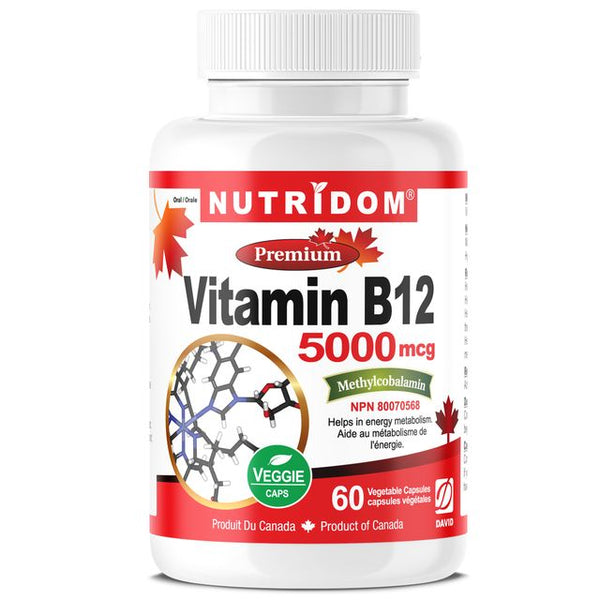 NUTRIDOM® Vitamin B12 60 Vcaps