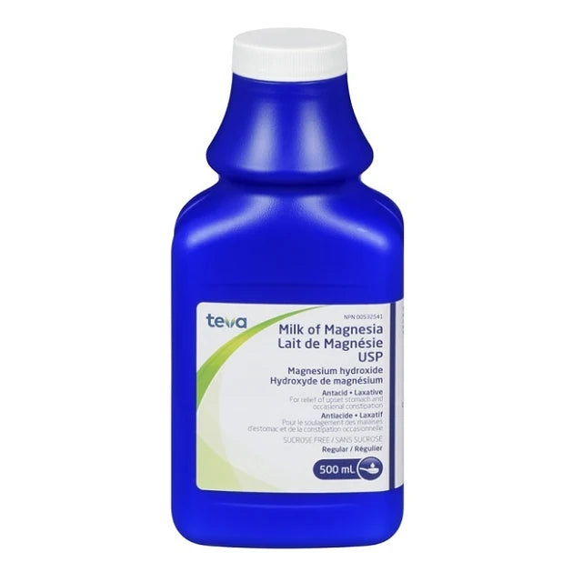 MILK OF MAGNESIA SUSP 8% 500ML SUSPENSION